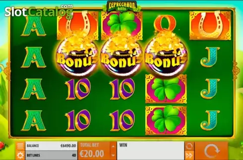 Οθόνη4. Leprechaun Hills Κουλοχέρης