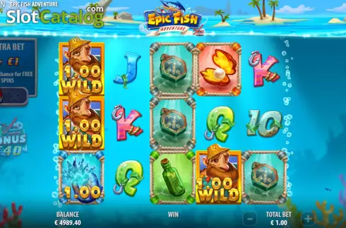 Οθόνη4. Epic Fish Adventure Κουλοχέρης