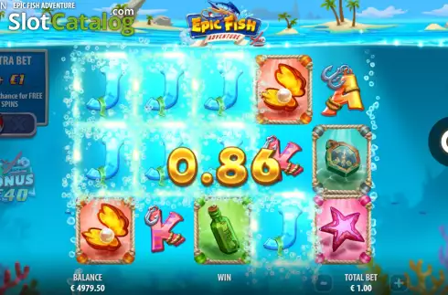 Οθόνη5. Epic Fish Adventure Κουλοχέρης
