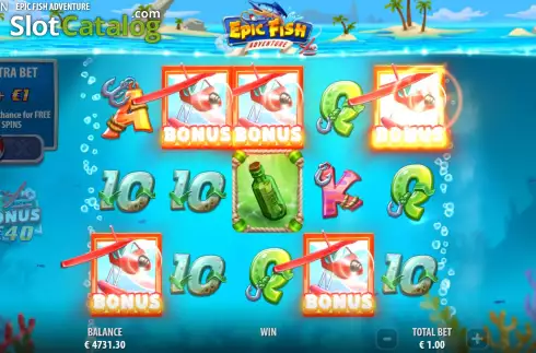 Οθόνη7. Epic Fish Adventure Κουλοχέρης