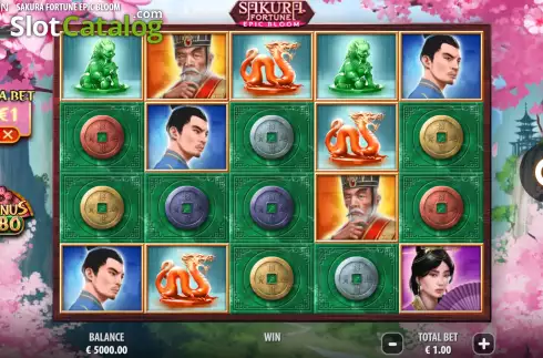 Οθόνη3. Sakura Fortune Epic Bloom Κουλοχέρης