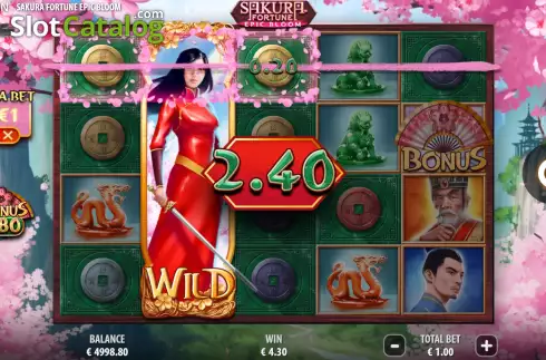 Οθόνη5. Sakura Fortune Epic Bloom Κουλοχέρης