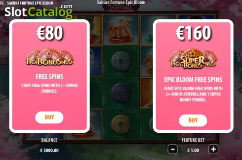 Οθόνη6. Sakura Fortune Epic Bloom Κουλοχέρης