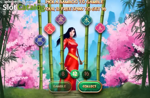 Οθόνη9. Sakura Fortune Epic Bloom Κουλοχέρης