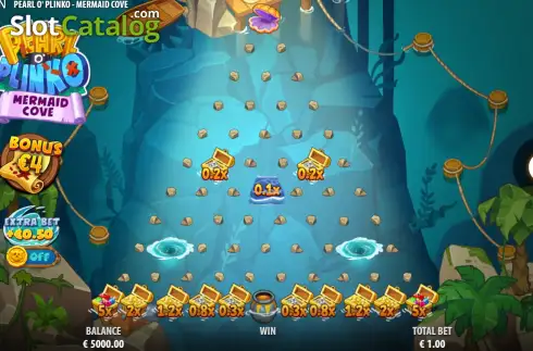 Οθόνη2. Pearl O Plinko Mermaid Cove Κουλοχέρης
