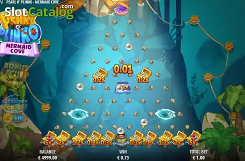 Οθόνη3. Pearl O Plinko Mermaid Cove Κουλοχέρης
