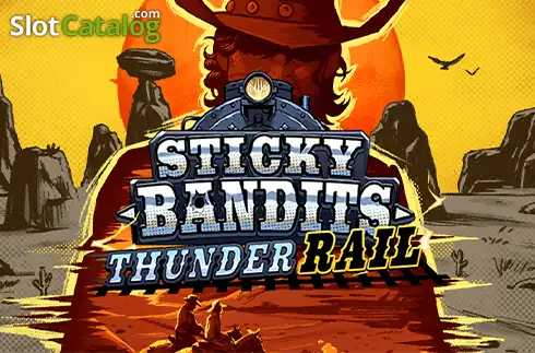 Sticky Bandits Thunder Rail Λογότυπο Sticky Bandits Thunder Rail Λογότυπο