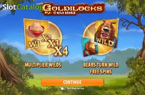 Οθόνη 1. Goldilocks with Achievements Engine Κουλοχέρης 