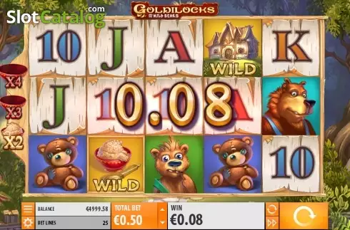 Οθόνη 3. Goldilocks with Achievements Engine Κουλοχέρης 