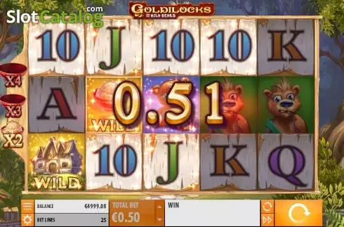 Οθόνη 4. Goldilocks with Achievements Engine Κουλοχέρης 