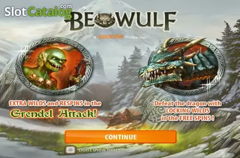 Τα χαρακτηριστικά του παιχνιδιού. Beowulf (Quickspin) Κουλοχέρης