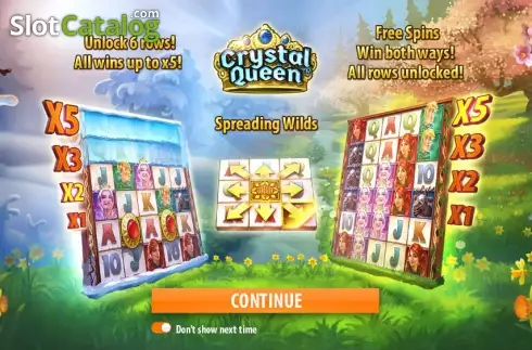 Τα χαρακτηριστικά του παιχνιδιού. Crystal Queen Κουλοχέρης