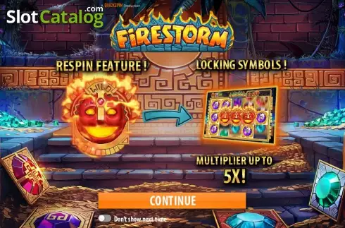 Τα χαρακτηριστικά του παιχνιδιού. Firestorm Κουλοχέρης