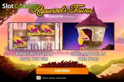 Τα χαρακτηριστικά του παιχνιδιού. Rapunzel's Tower Κουλοχέρης
