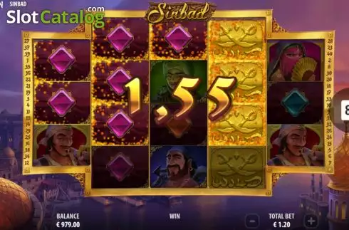 Οθόνη4. Sinbad (Quickspin) Κουλοχέρης
