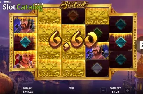 Οθόνη5. Sinbad (Quickspin) Κουλοχέρης