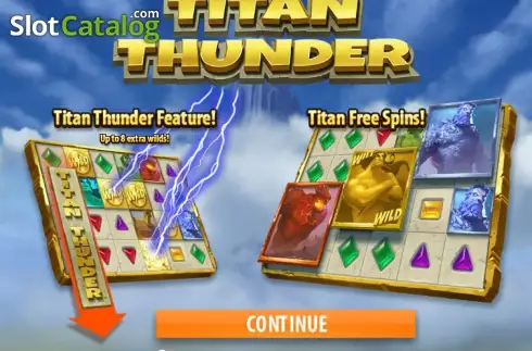 Τα χαρακτηριστικά του παιχνιδιού. Titan Thunder Κουλοχέρης