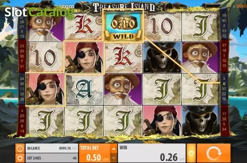Αγριος. Treasure Island (Quickspin) Κουλοχέρης