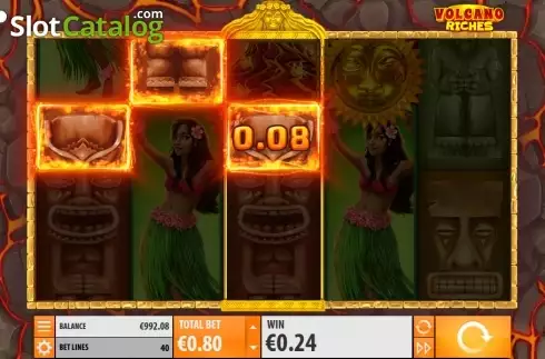 Οθόνη4. Volcano Riches Κουλοχέρης 
