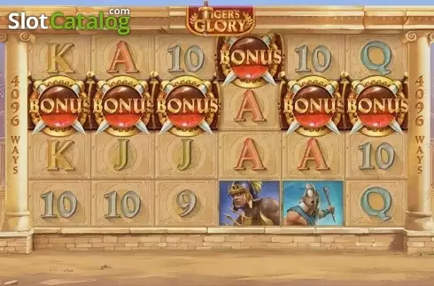 Οθόνη5. Tiger's Glory Κουλοχέρης
