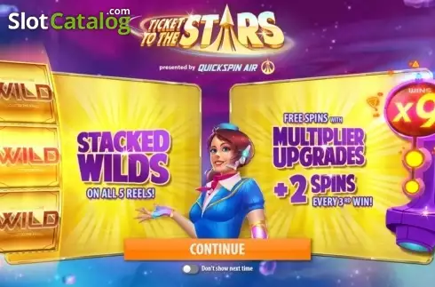 Οθόνη2. Ticket to the Stars Κουλοχέρης