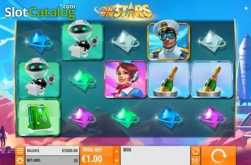 Οθόνη3. Ticket to the Stars Κουλοχέρης