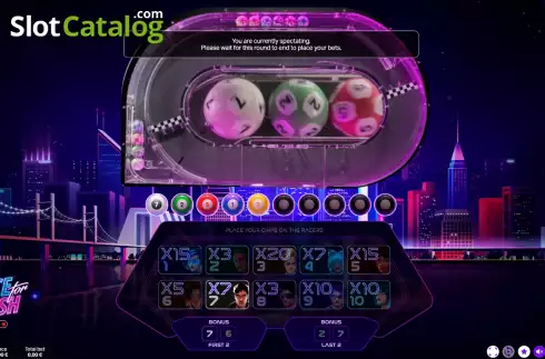 Οθόνη4. Race for Cash Live Κουλοχέρης 