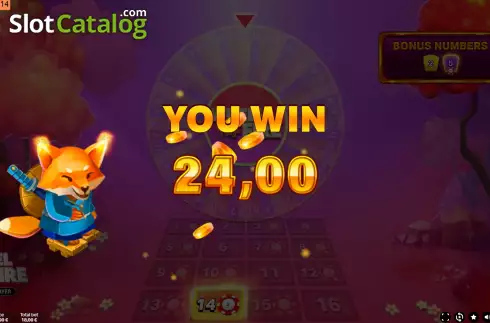 Οθόνη4. Wheel of Fire Single Player Κουλοχέρης