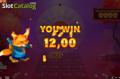Οθόνη3. Wheel of Fire Single Player Κουλοχέρης