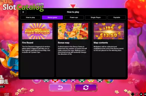 Οθόνη6. Wheel of Fire Single Player Κουλοχέρης