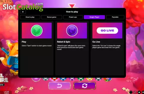 Οθόνη8. Wheel of Fire Single Player Κουλοχέρης