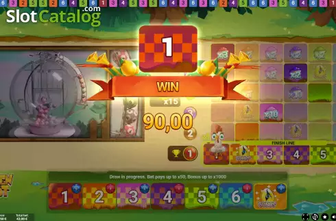 Οθόνη5. Chicken Quest Live Κουλοχέρης