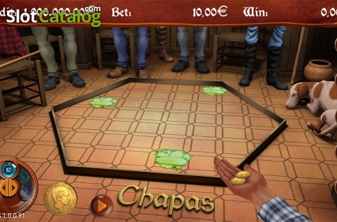 Οθόνη2. Juego de las Chapas Κουλοχέρης