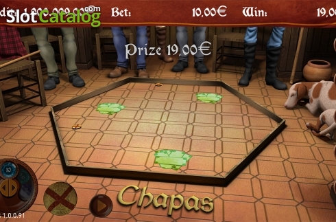 Οθόνη3. Juego de las Chapas Κουλοχέρης