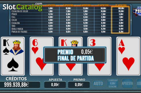 Οθόνη4. Draw Poker (R. Franco) Κουλοχέρης