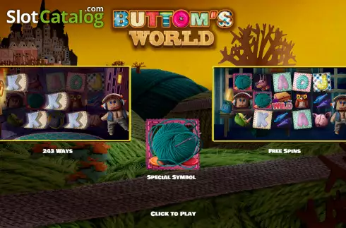 Οθόνη2. Buttoms World Κουλοχέρης