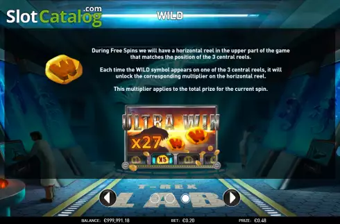 Οθόνη5. Jurassic Slot Κουλοχέρης