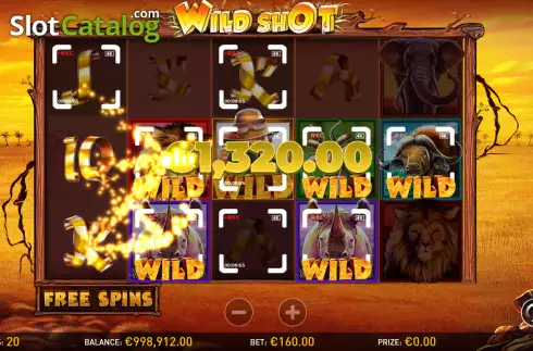 Οθόνη4. Wild Shot (R. Franco) Κουλοχέρης