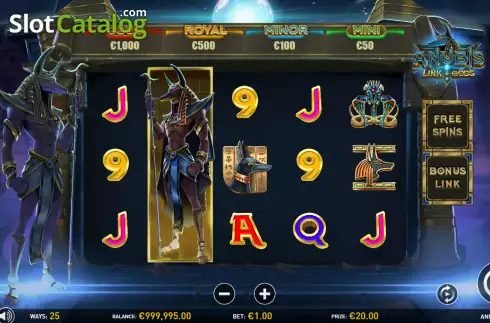 Οθόνη2. Anubis: Link of Gods Κουλοχέρης 