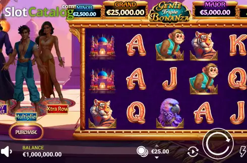 Οθόνη2. Genie Triple Bonanza Κουλοχέρης 
