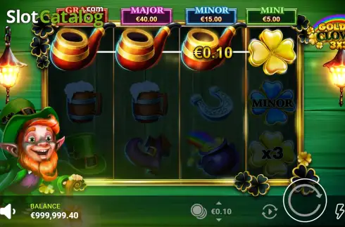 Οθόνη3. Golden Clover 3x3 Κουλοχέρης