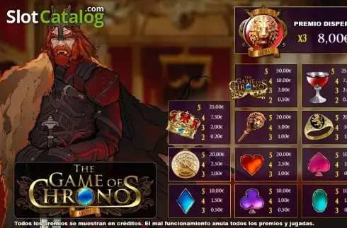 Οθόνη6. The Game of Chronos Lion Κουλοχέρης 