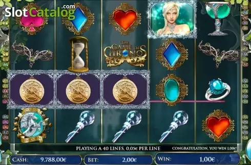 Οθόνη3. The Game of Chronos Unicorn Κουλοχέρης 