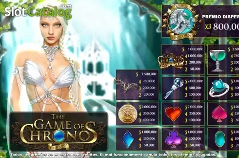 Οθόνη6. The Game of Chronos Unicorn Κουλοχέρης 