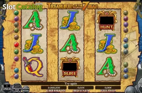 Οθόνη2. Treasures Of The 7 Seas Κουλοχέρης 