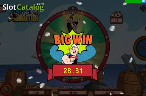 Οθόνη4. Popeye vs Brutus Κουλοχέρης 