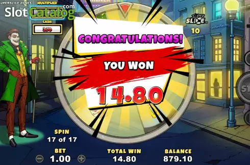 Οθόνη7. Mad Joker SuperSlice Zones Κουλοχέρης