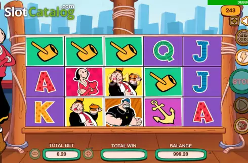 Οθόνη4. Popeye and Olive Oyl Κουλοχέρης