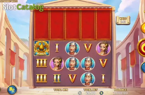 Οθόνη2. Ave Caesar (RAW iGaming) Κουλοχέρης