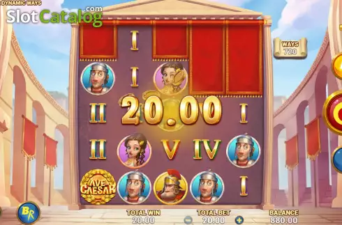 Οθόνη4. Ave Caesar (RAW iGaming) Κουλοχέρης